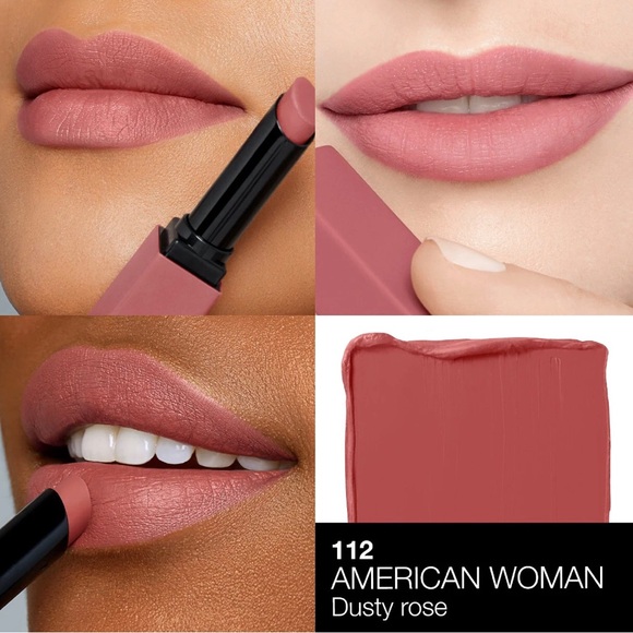 💋NIB💋 NARS ✨American Woman✨ Powermatte Long-Lasting Lipstick- a Dusty Rose shade - Picture 7 of 9
